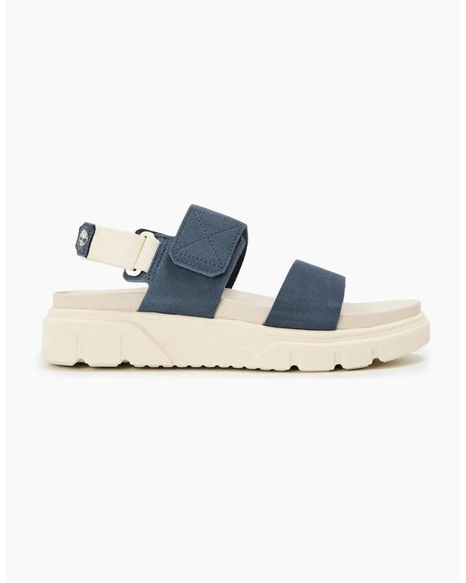 Timberland Blue Greyfield Open Toe Backstrap Slide Sandals