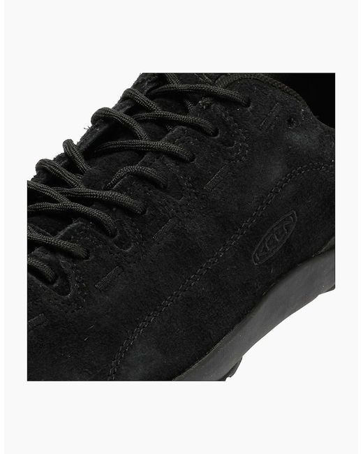 Keen Black Jasper Suede Hairy Trainers for men