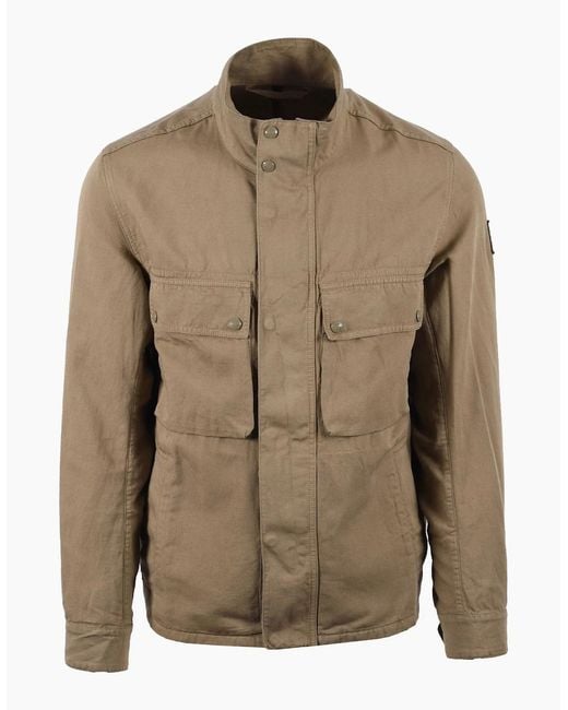 Belstaff Brown Hayfield Jacket Fatigue for men