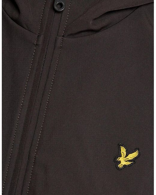Lyle & Scott Black Mesh Lined Softshell Jacket for men