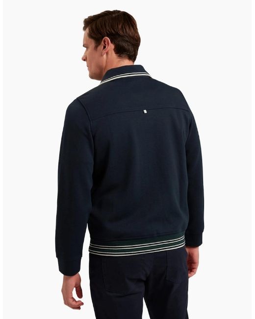 Ted Baker Blue Mall Concealed Placket Jacket for men