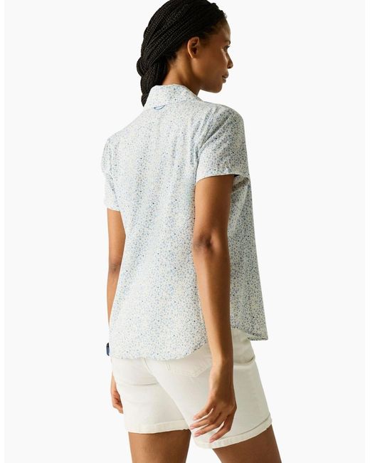 Regatta Blue Ladies Petal Insect Repellent Shirt