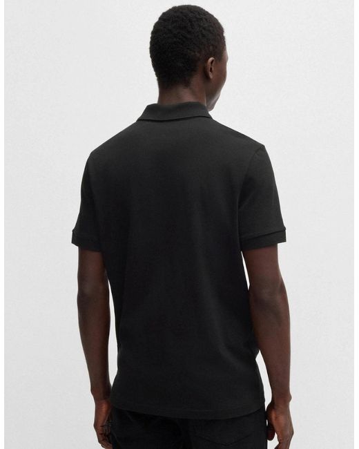 Boss Black Boss Passerzip Zip Placket Polo Shirt for men