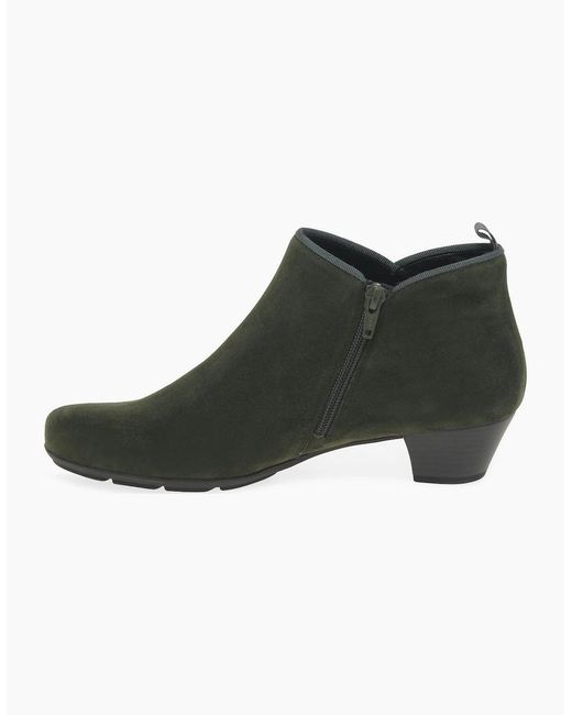Gabor Green Trudy Ankle Boots