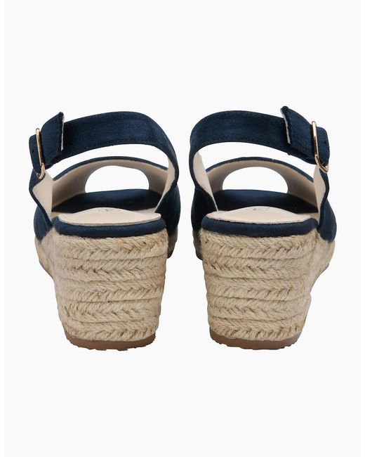 Lotus Blue Gabriella Wedge Sandals