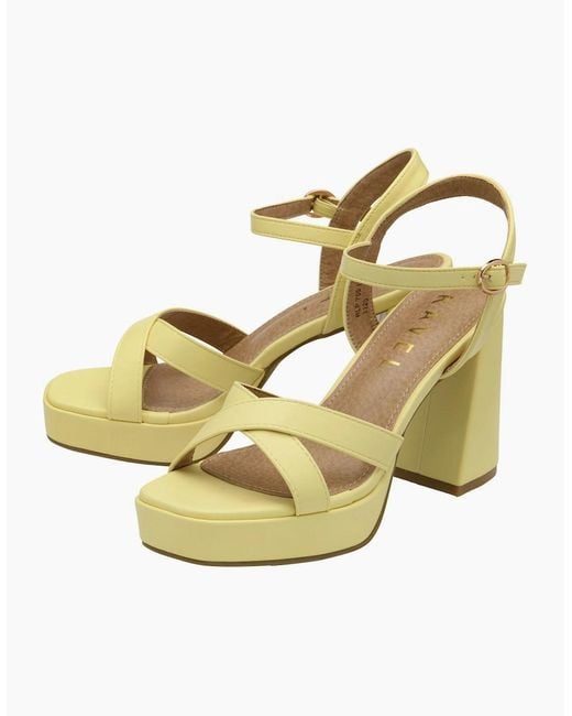 Ravel Metallic Farran Heeled Sandals