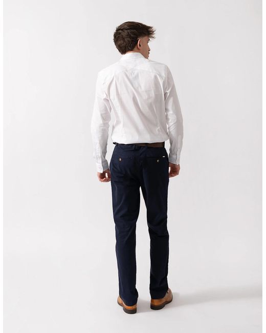 Gant Blue Regular Fit Classic Chinos for men