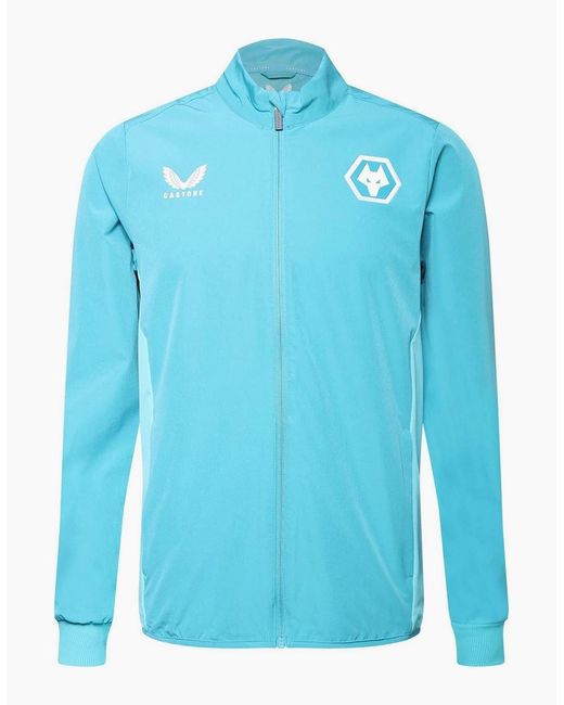 Castore Blue Wlvsanthmjkt for men