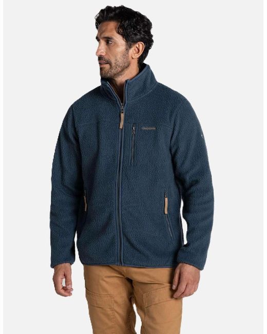 Craghoppers Blue Whitendale Full Zip Fleece for men