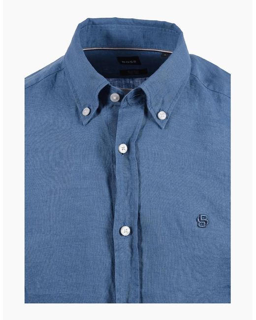Boss Blue Boss H Liam Shirt Light Pastel for men