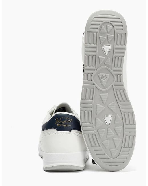 Original Penguin White Penguin Gaz Trainers for men