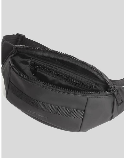 Lyle & Scott Gray Water Resistant Crossbody Bag for men