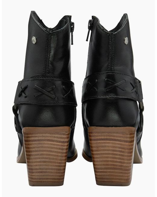 Ravel Black Argyll Ankle Boots