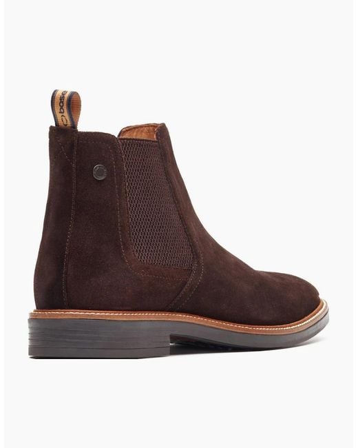 Base London Brown Sussex Chelsea Boots for men