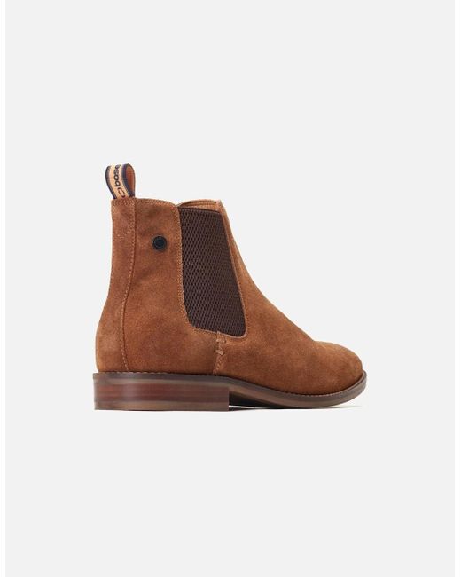 Base London Brown Virgil Chelsea Boots for men
