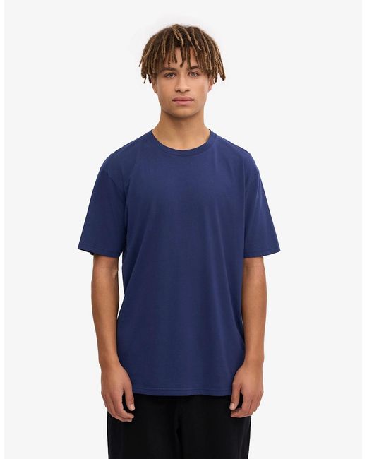 COLORFUL STANDARD Blue Classic Organic T-Shirt for men