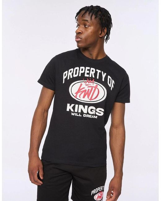 Kings Will Dream Black Prop T-Shirt for men