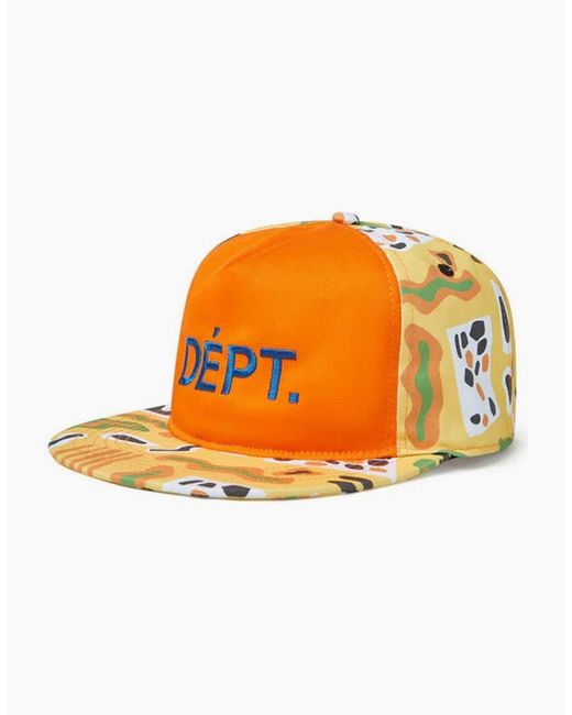 GALLERY DEPT. Orange Limited Edition Cap for men