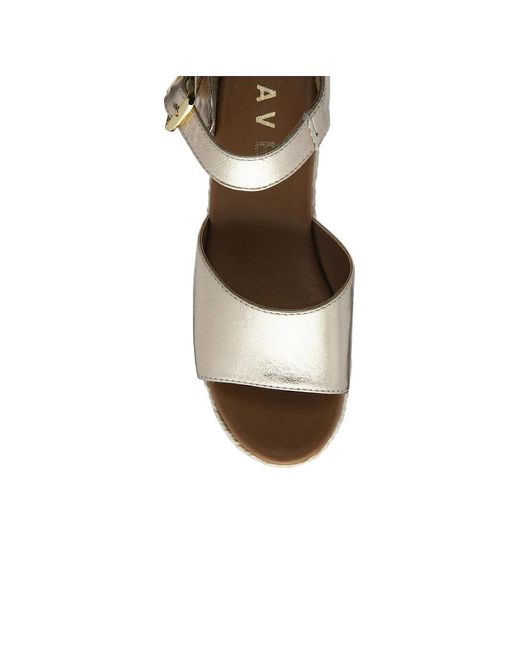 Ravel Metallic Belby Wedge Sandals