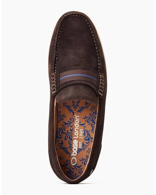 Base London Brown Drum Loafer for men