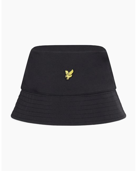 Lyle & Scott Blue Reversible Bucket Hat for men