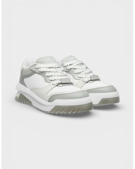Versace White Greca Odissea Sneaker for men