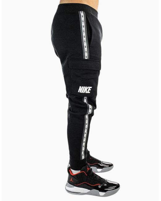 Nike Black Repeat Sweat Joggers Casual Sports Running Gym Bottoms for men