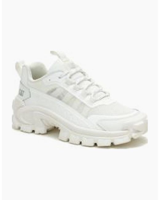 Caterpillar White Intruder P312338 Lightning Mesh Bright Trainers