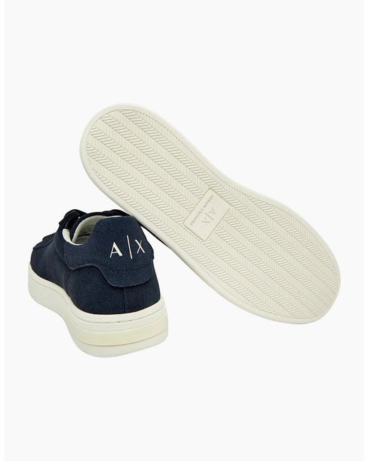 ARMANI EXCHANGE Blue Trainer Deep for men