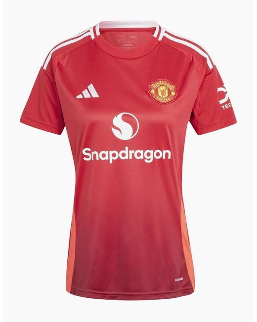 Adidas Red Manchester United Home Shirt 2024 2025
