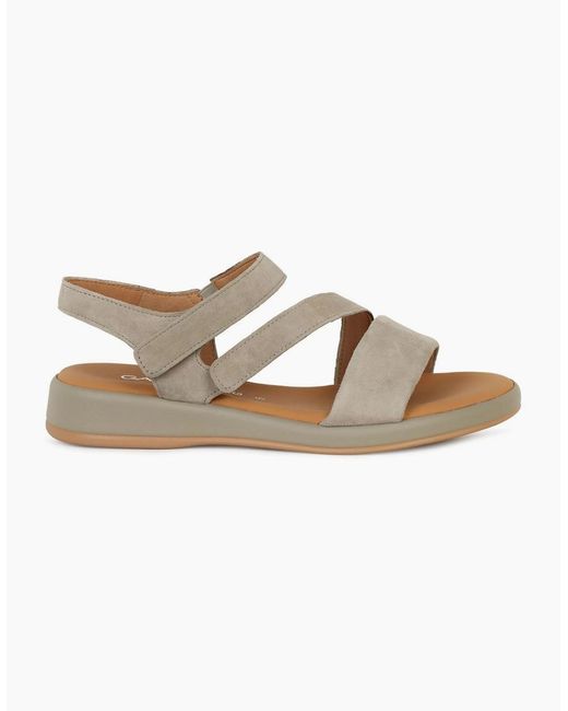 Gabor White Oporto Sandals