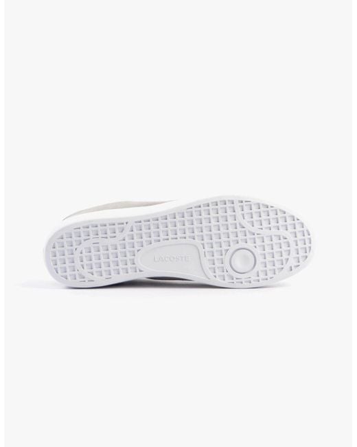 Lacoste Gray Baseshot Trainers for men