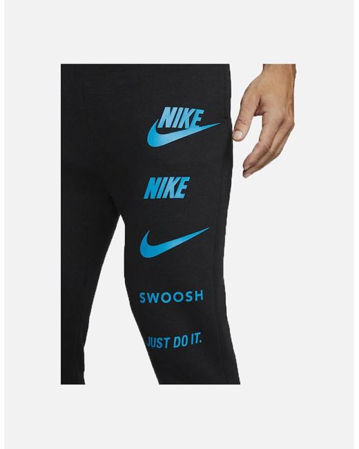 Nike Blue Fj0552 Tracksuit Set Pullover Hoodies Sweatshirts Sports Joggers Bottoms for men