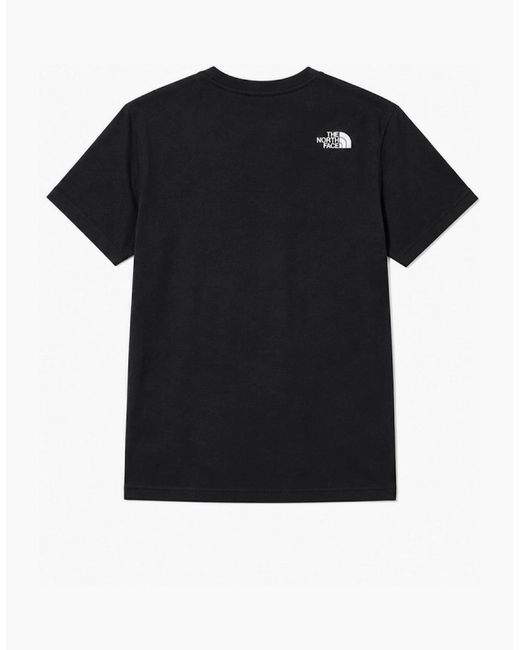 The North Face Black Colour Block T Shirt for men