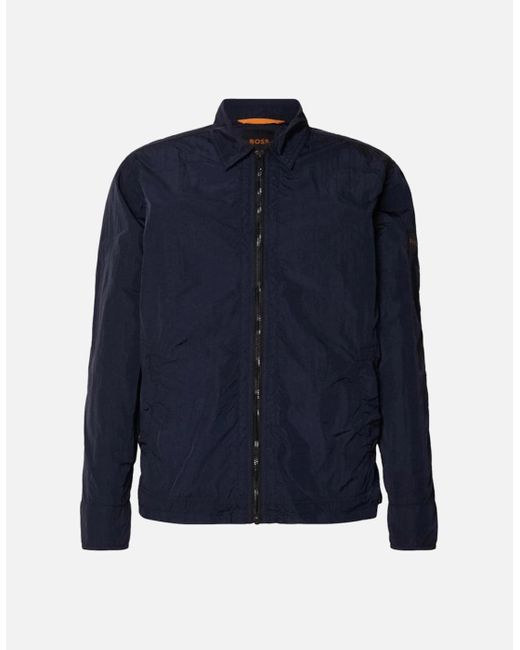Boss Blue Boss Leejay_1_M Overshirt 404 Dk for men