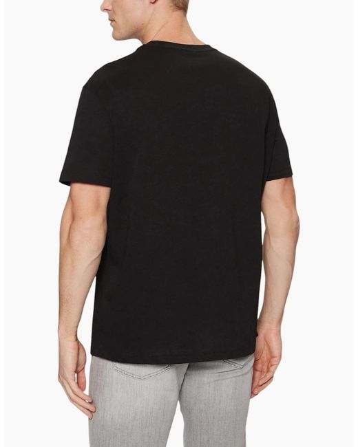 Armani Black Exchange T-Shirts Milano A for men