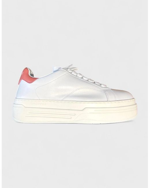 Lanvin White Ddb0 Platform Sneakers Wmns