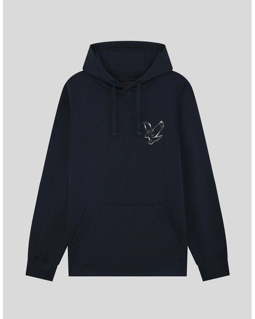 Lyle & Scott Blue Back Print Graphic Sweatshirt for men