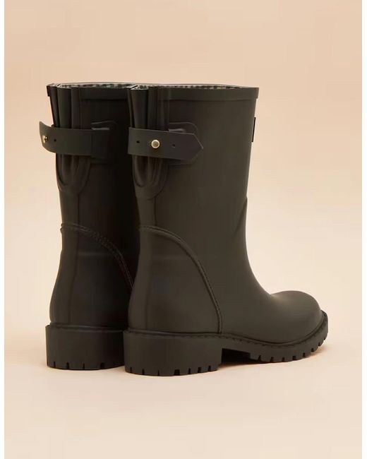 Joules Black Wistow Wellies Chocolate