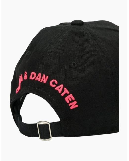 DSquared² Black Logo Cap