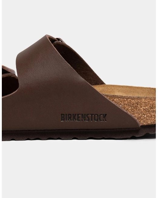 Birkenstock Arizona Brown Narrow Birko-Flor Sandals