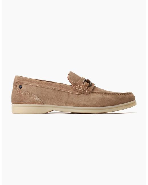 Base London White Snapper Loafers for men