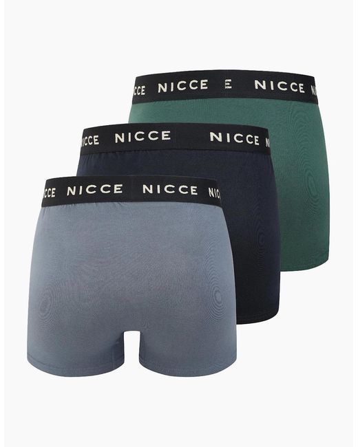 Nicce London Blue Leming 3 Pk Bo for men
