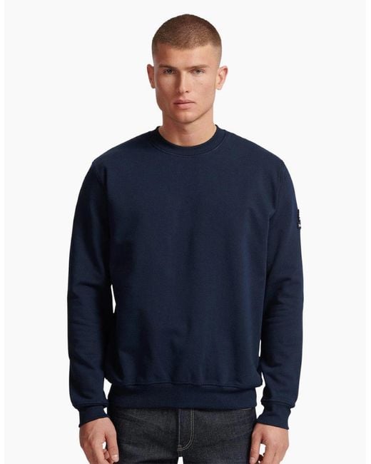 Sandbanks Blue Badge Logo Sweatshirt for men