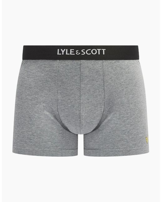 Lyle & Scott Blue Devon Boxers for men