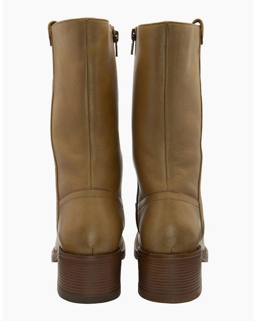 Ravel Brown Ancroft Calf Length Boots