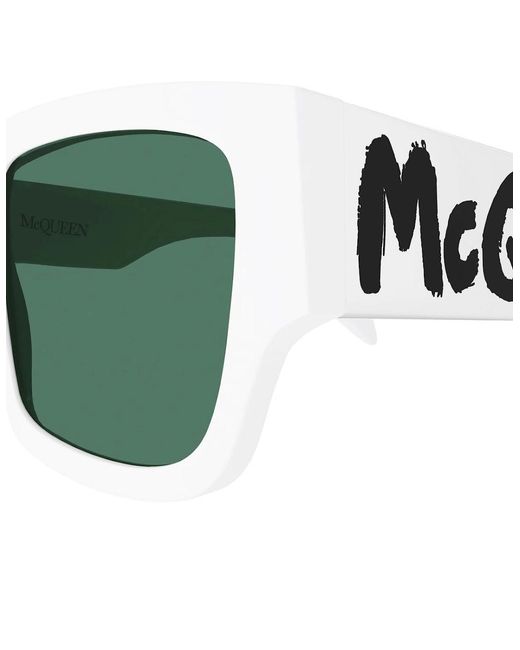 McQueen Green Sunglasses