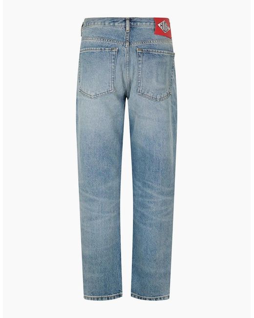 Boss Blue Five Pocket Design Slim Fit Jeans for men