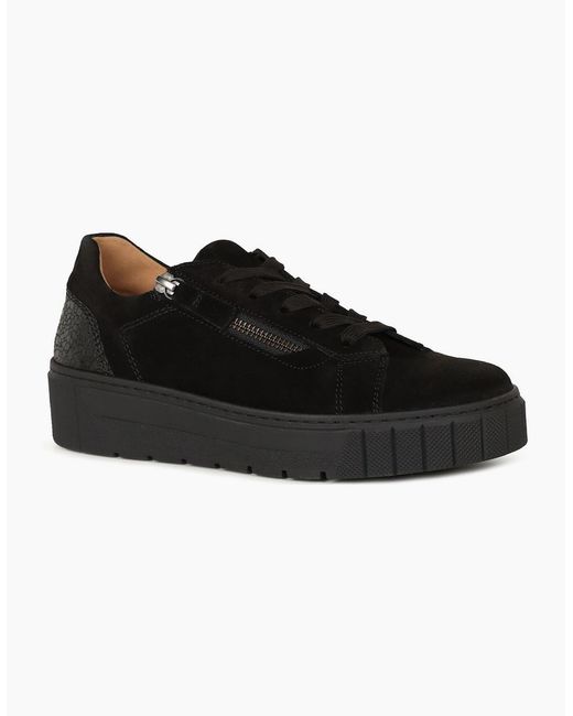 Gabor Black Ferry Trainers