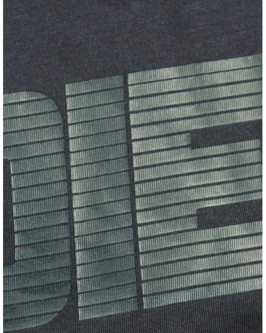 DIESEL Blue Monotone Logo Total Eclipse T-Shirt for men